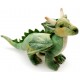 Peluche dragon vert 30 cm