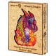 Puzzle en bois coloré dragon 184 pièces