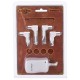 Adaptateur blanc 3V 4 sorties Luville
