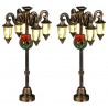 Lampadaires lumineux décorés Lot de 2 Luville