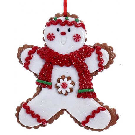 Suspension sapin Noël Bonhomme pain dépices