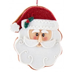 Suspension sapin Père Noël pain d'épices