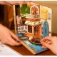 Maquette en bois lumineuse Serre-livres Venise