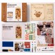 Maquette en bois lumineuse Serre-livres Rue fleurie