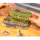 Maquette en bois lumineuse Tramway japonais
