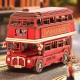 Maquette en bois bus londonien