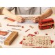 Maquette en bois bus londonien