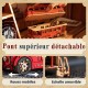 Maquette en bois bus londonien