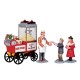 Vendeur de popcorn et enfants Lot de 4 Lemax