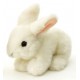 Peluche lapin blanc 18 cm