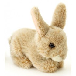 Peluche lapin beige 18 cm