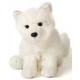 Peluche renard polaire assis 26 cm
