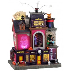 Boutique de magie animée lumineuse sonore LEMAX Spooky Town