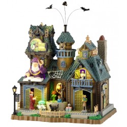 Manoir hanté animé lumineux sonore LEMAX Spooky Town