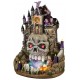 Château maudit animé lumineux sonore fumant LEMAX Spooky Town
