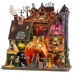Grange des citrouilles lumineuse LEMAX Spooky Town