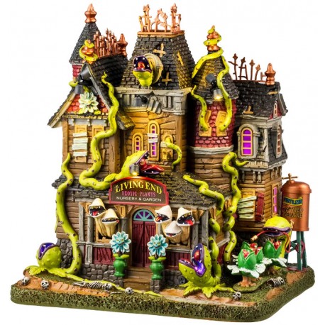 Maison lumineuse Plantes carnivores LEMAX Spooky Town