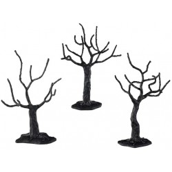 Arbres noirs LEMAX Spooky Town Lot de 3