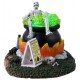 Squelette dans chaudron lumineux LEMAX Spooky Town