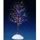 Noyer cendré lumineux multicolore 24 cm LEMAX