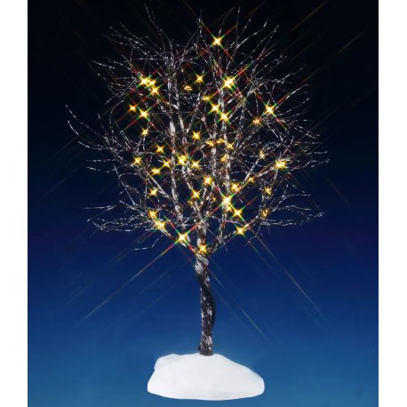 Noyer cendré lumineux doré 24 cm LEMAX