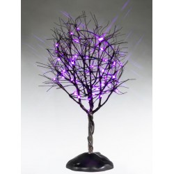 Arbre lumineux violet 23 cm LEMAX