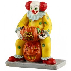 Clown effrayant avec friandises LEMAX Spooky Town