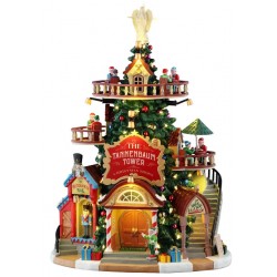 Tour avec boutiques de Noël lumineuse LEMAX