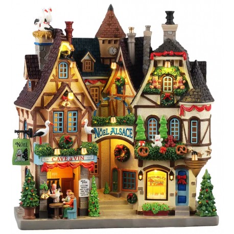 Façade lumineuse Noël en Alsace LEMAX