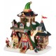 Chalet des lutins enneigé lumineux LEMAX