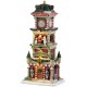Tour de Noël lumineuse avec horloge LEMAX