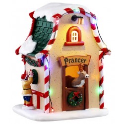 Maison lumineuse du renne Prancer LEMAX