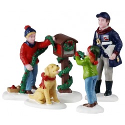 Décoration de la boîte aux lettres LEMAX Lot de 5