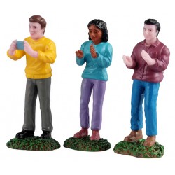 Amis qui applaudissent LEMAX Lot de 3