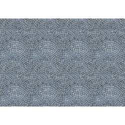 Feuille effet pierres pavé 100 x 35 cm Plateforme magnétique