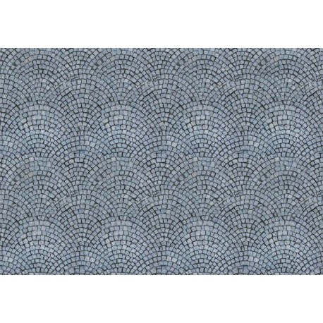 Feuille effet pierres pavé 100 x 35cm