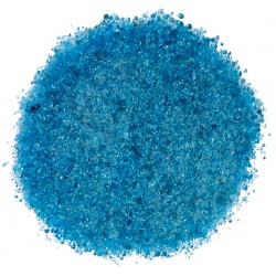 Pierres de verre fines bleu 370 ml