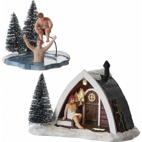 Sauna scandinave LUVILLE Lot de 2