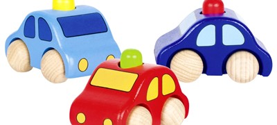 Jouets en bois à roulettes