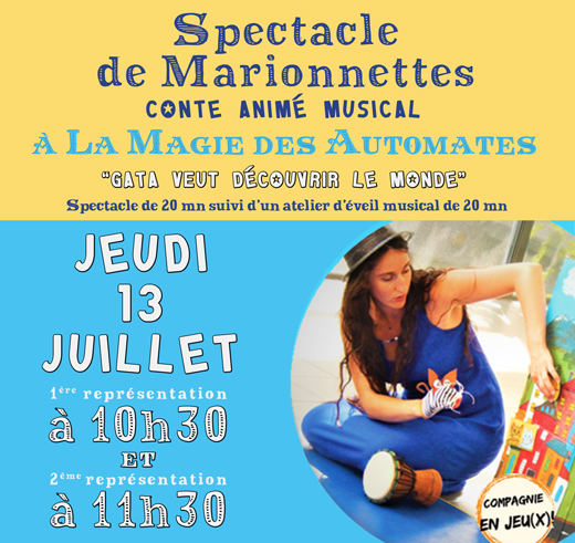 magie des automates spectacle de marionnettes lans en vercors